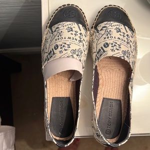 Tory Burch Espadrille with city print